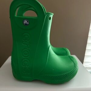 Crocs Kids Green Rain Boots